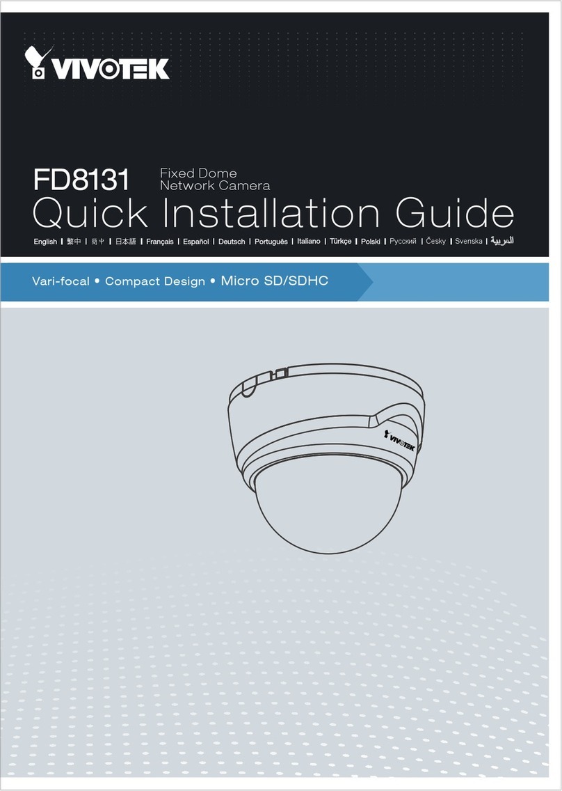 Vivotek FD8131 User manual