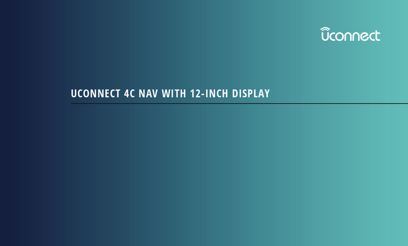 UCONNECT INTERNATIONAL 4C NAV manual