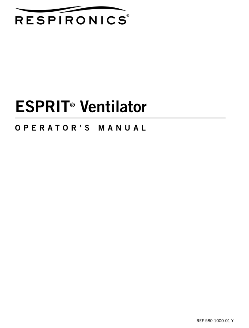 Respironics ESPRIT Operator's manual