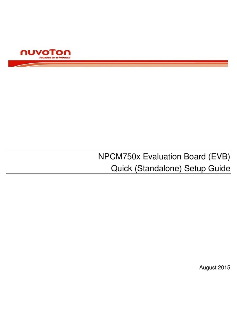 Nuvoton NPCM750x EVB User manual