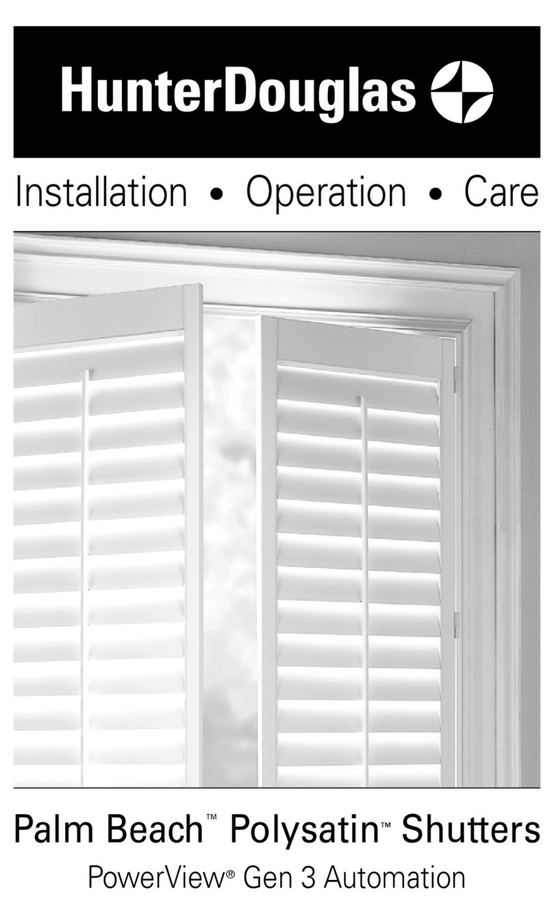 HunterDouglas Palm Beach Polysatin PowerView Gen 3... Parts list manual HunterDouglas Palm Beach Polysatin PowerView Gen 3... Parts list manual