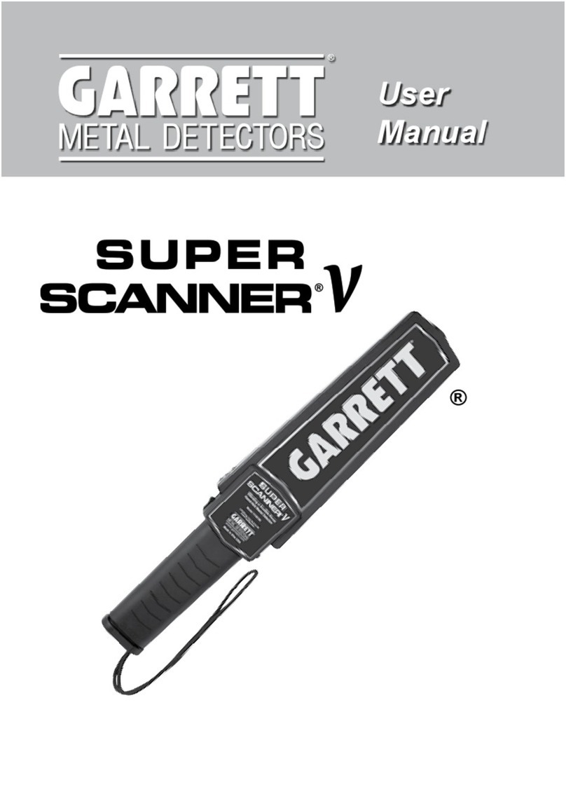 Garett SUPER SCANNER V user manual
