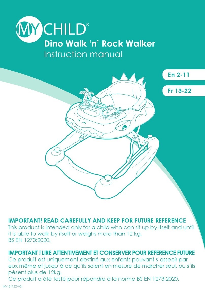 My Child Dino Walk 'n' Rock Walker User manual