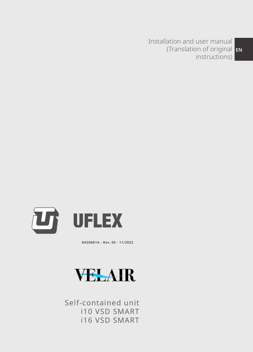Uflex Velair i10 VSD SMART Installation and user manual