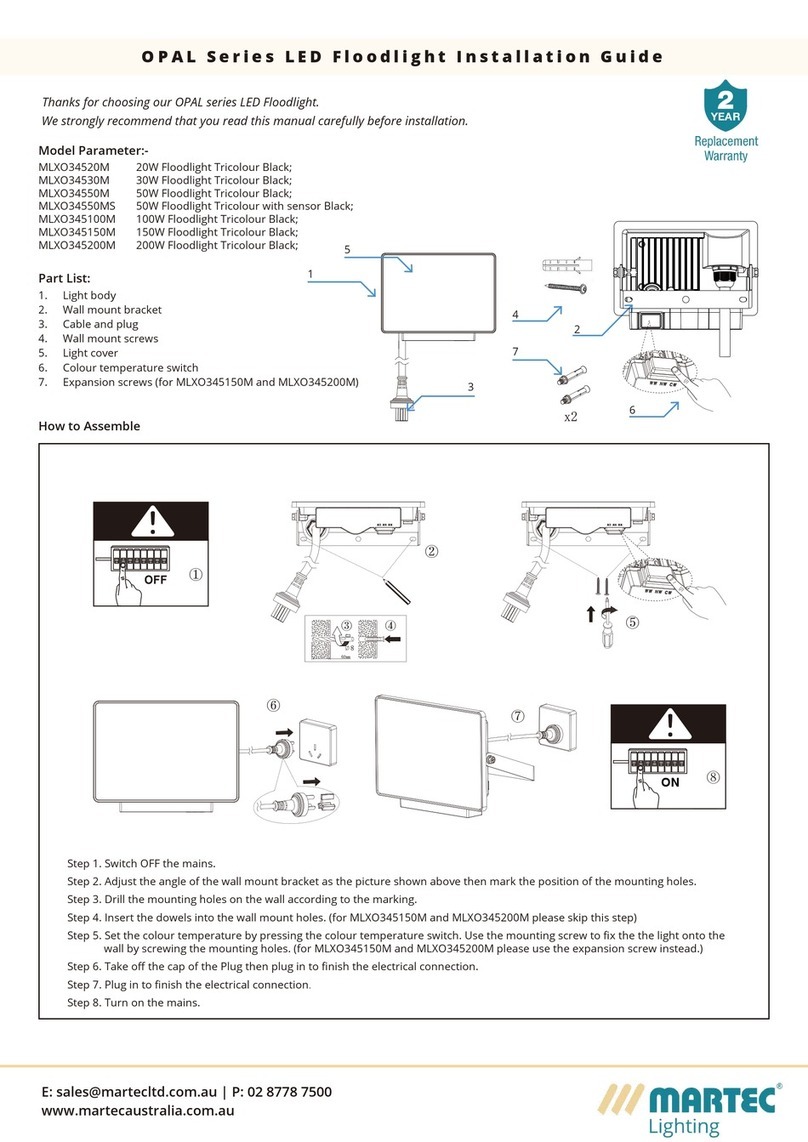 Martec OPAL Series User manual