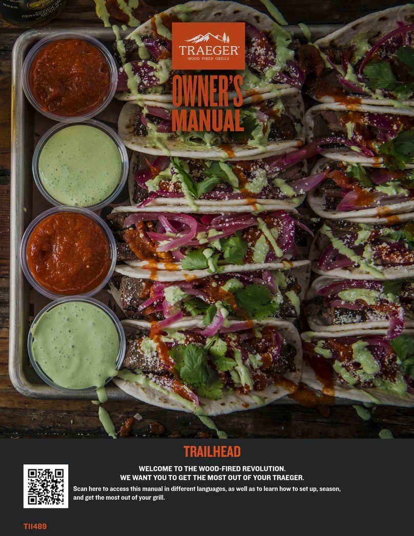 Traeger TRAILHEAD T11489 owner's manual