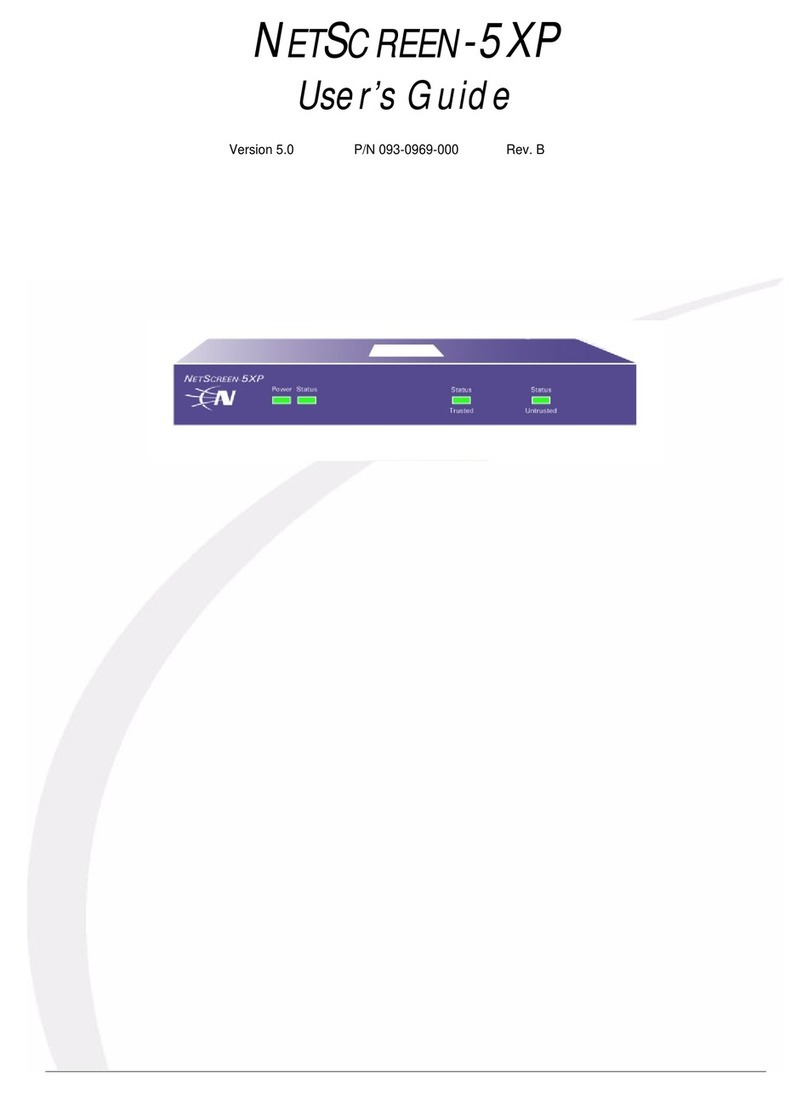 Juniper NETSCREEN-5XP user guide