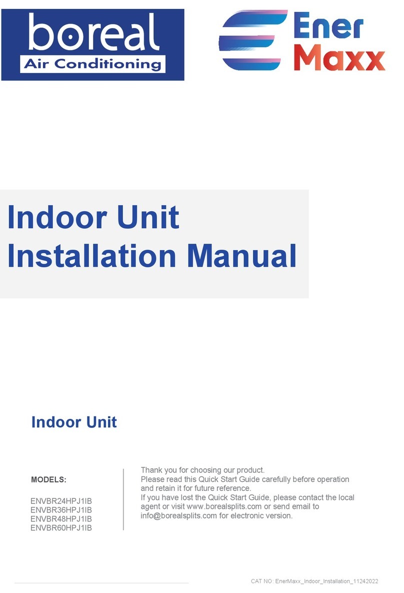 Boreal Ener Maxx ENVBR24HPJ1IB User manual