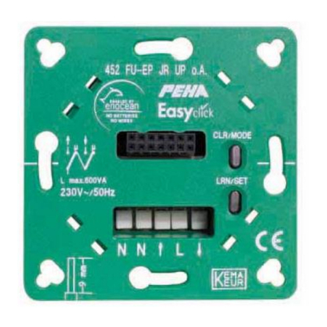 PEHA 452 FU-EP JR UP o.A. User manual