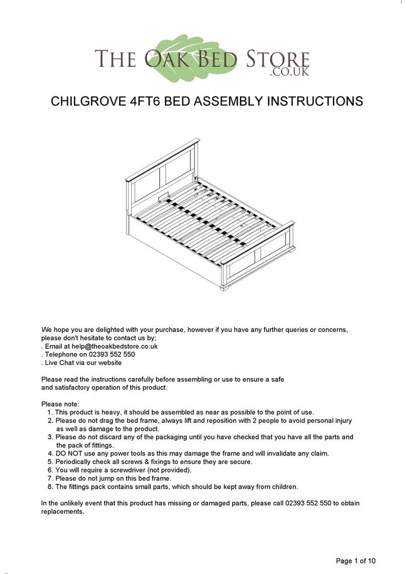 The Oak Bed Store CHILGROVE Assembly instructions The Oak Bed Store CHILGROVE Assembly instructions