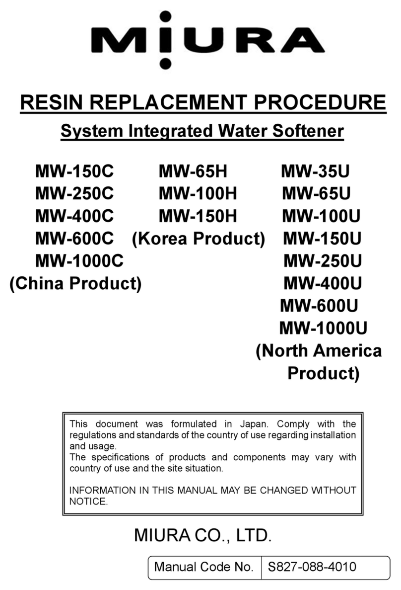 Miura MW-150C Replacement procedure