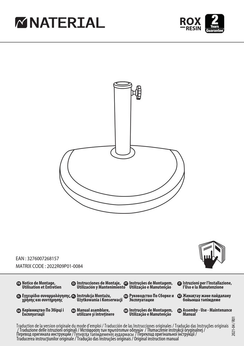 Naterial 3276007268157 Assemby - Use - Maintenance Manual