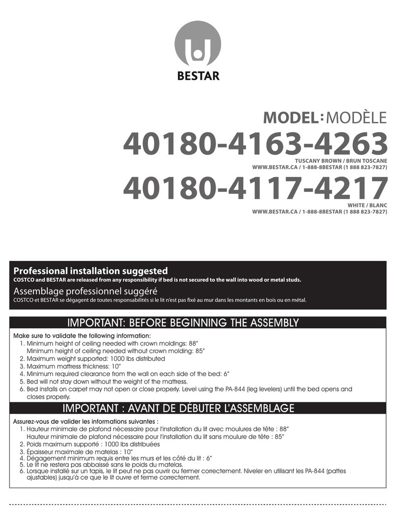 Bestar 40180-4163-4263 manual