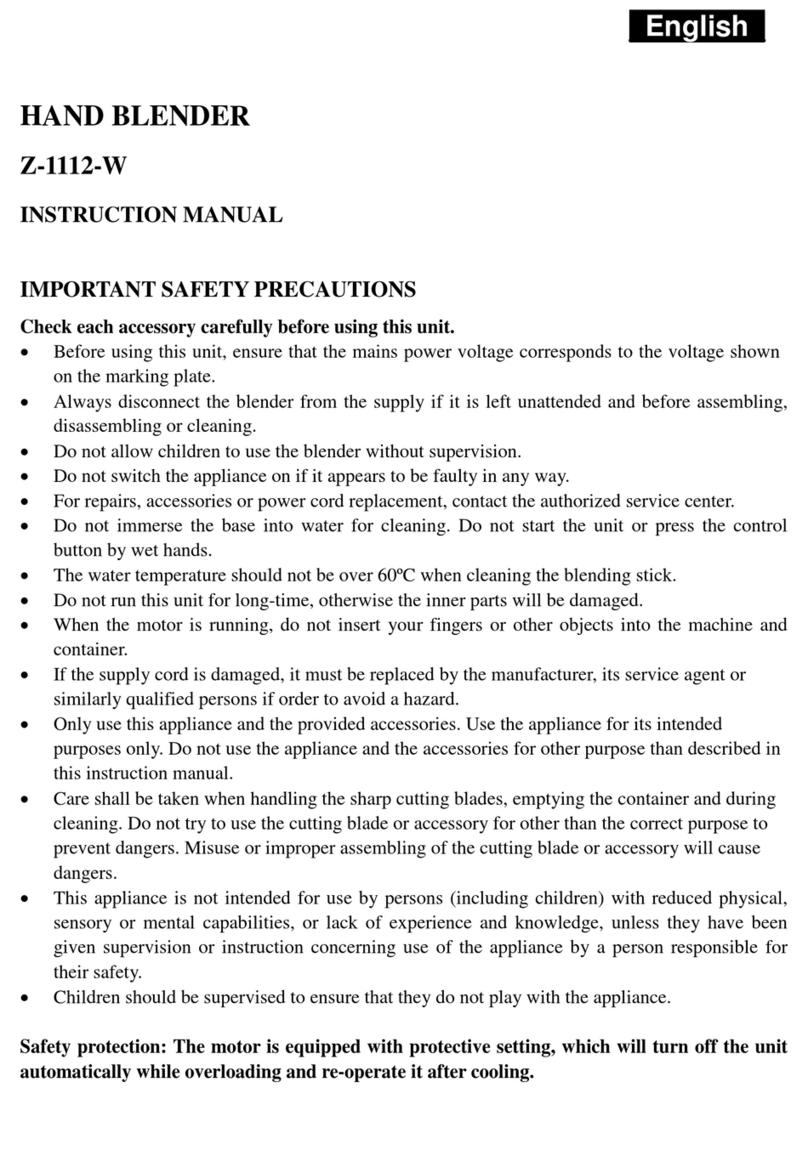 SAPIRHOME Z-1112-W instruction manual