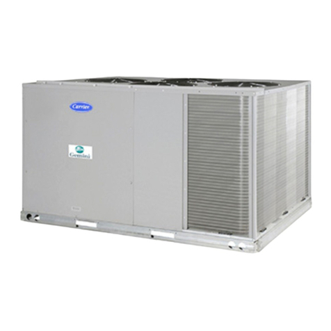 Carrier Gemini 38AU 16-28 Series Dimensions and installation guide