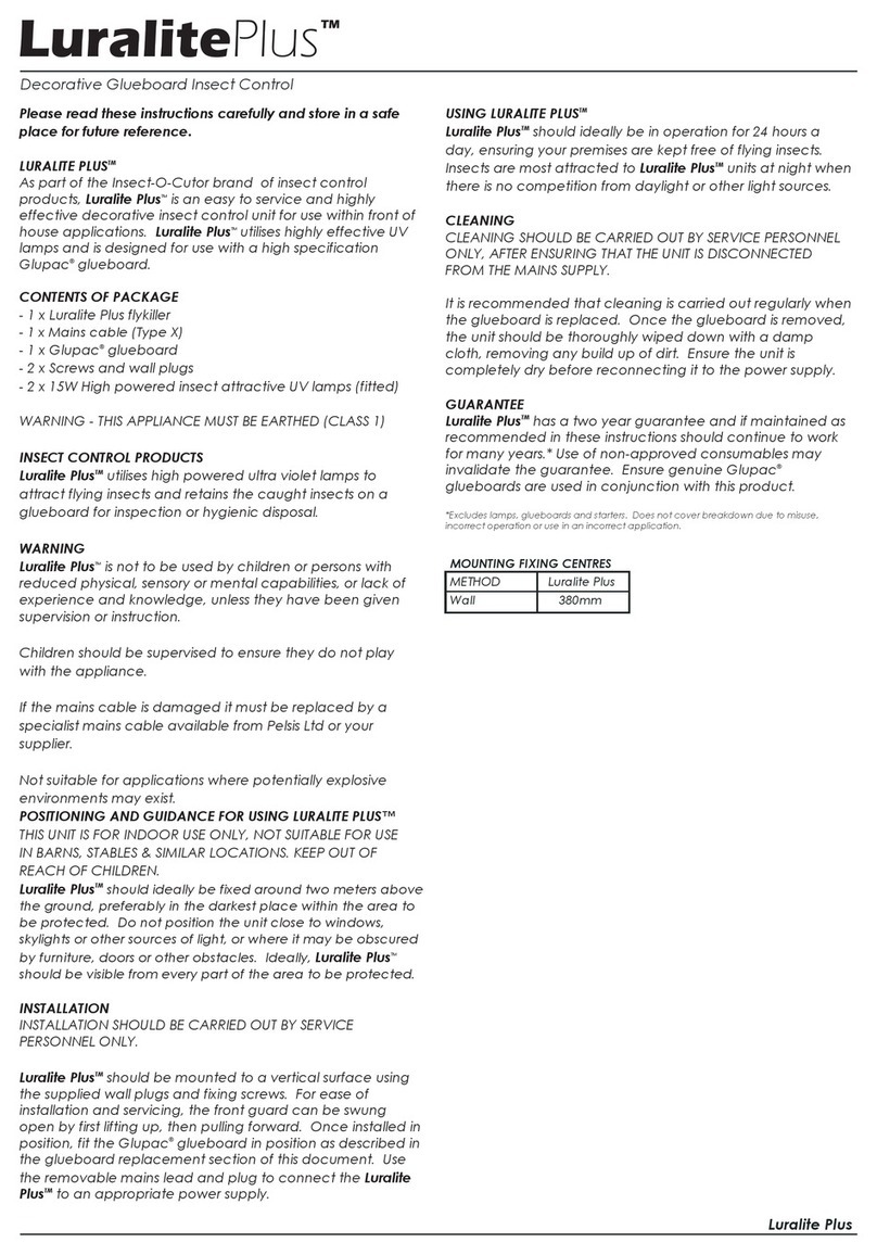 Pelsis LURALITE PLUS R4 instructions