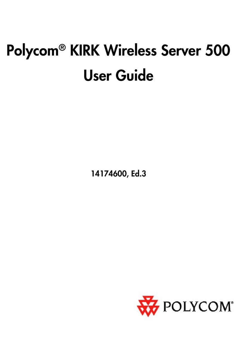 Polycom KIRK 500 User manual