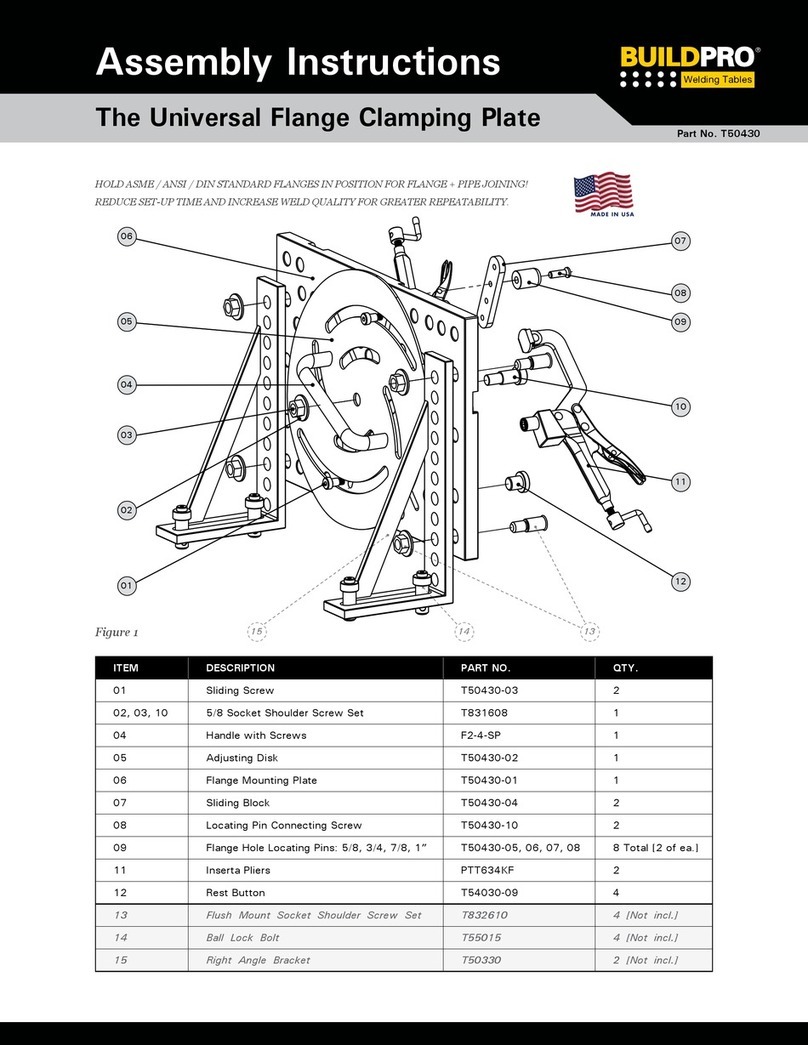 BUILDPRO T50430 Assembly instructions