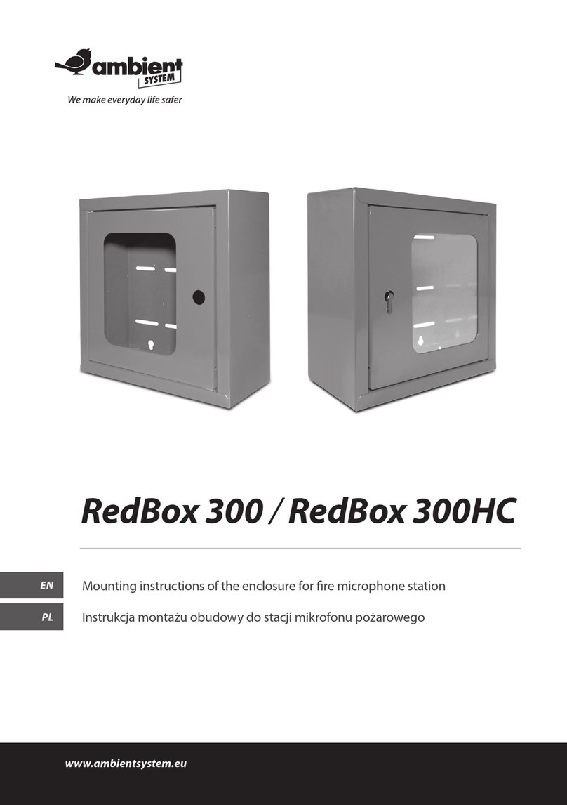 ambient SYSTEM RedBox 300 Mounting instructions ambient SYSTEM RedBox 300 Mounting instructions