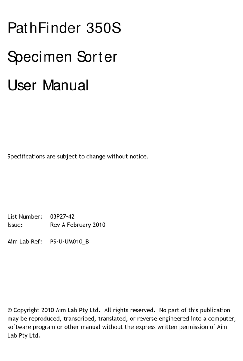 Aim Lab PathFinder 350S User manual