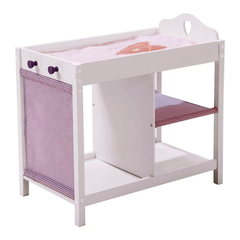 roba Doll Commode 98339 Assembly instructions