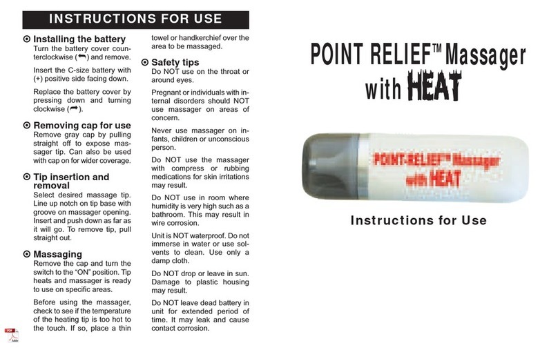 Point Relief 14-1051 Instructions for use