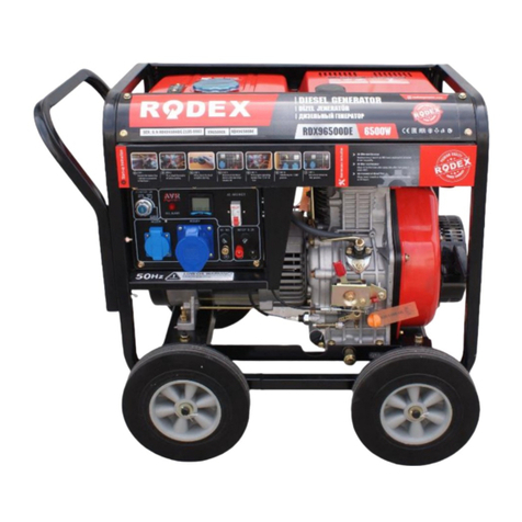RODEX RDX96500DE instruction manual