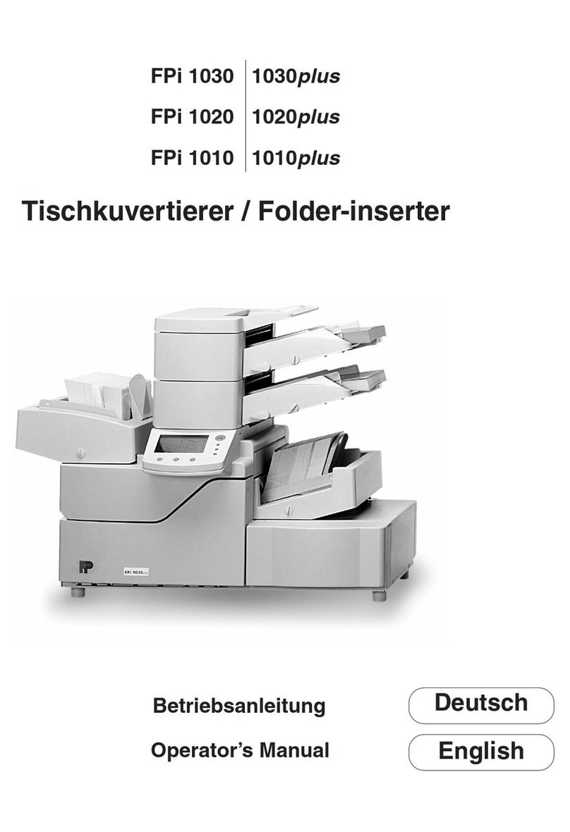 Francotyp-Postalia FPi 1030 Operator's manual