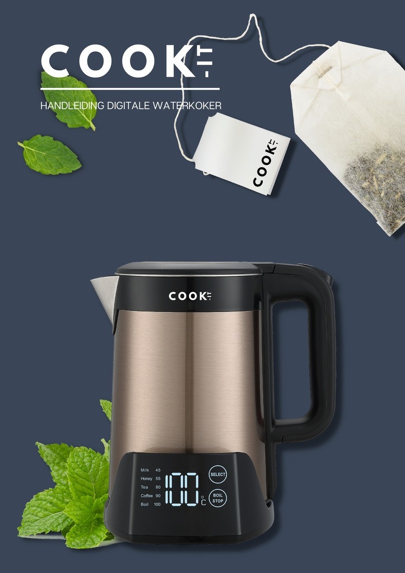 Cook-it DIGITAL KETTLE instruction manual