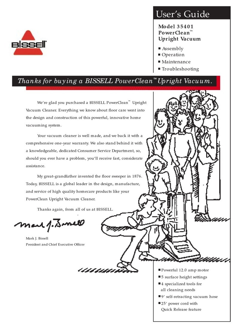 Bissell PowerClean 35401 user guide