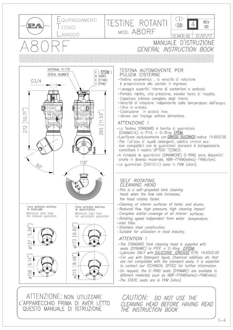 PA A80RF Instruction book