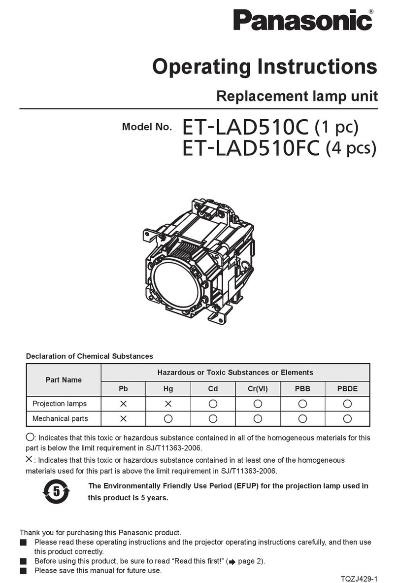 PANA ET-LAD510C operating instructions