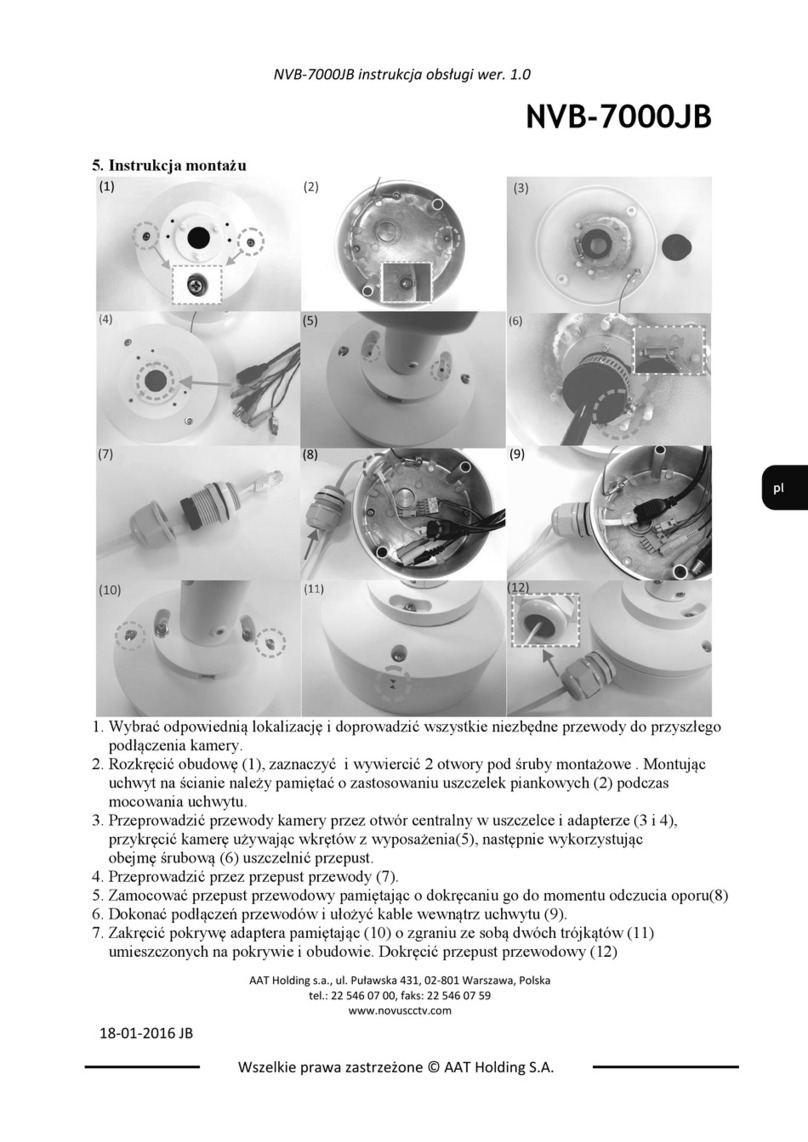 Novus NVB-7000JB User manual