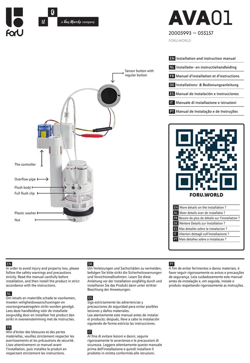 VanMarcke forU AVA01 Installation and instruction manual