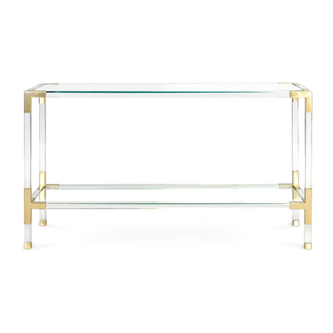 JONATHAN ADLER Jacques Console Table User manual