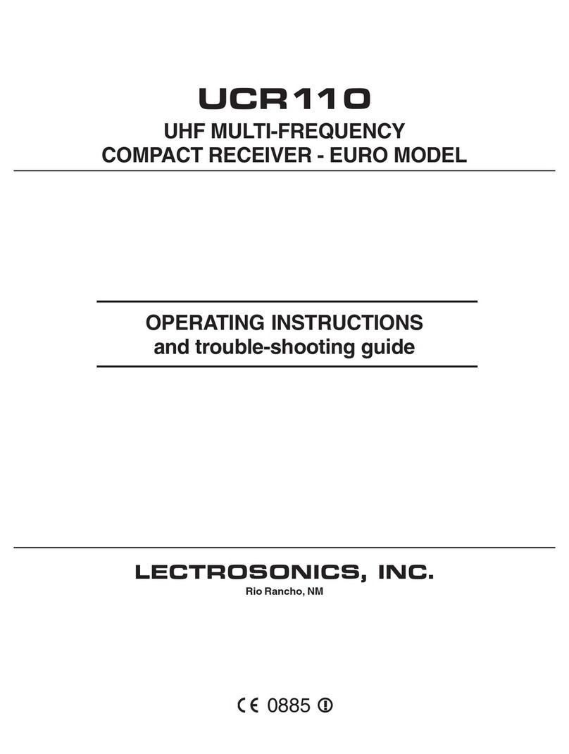 Lectrosonics UCR110 User manual