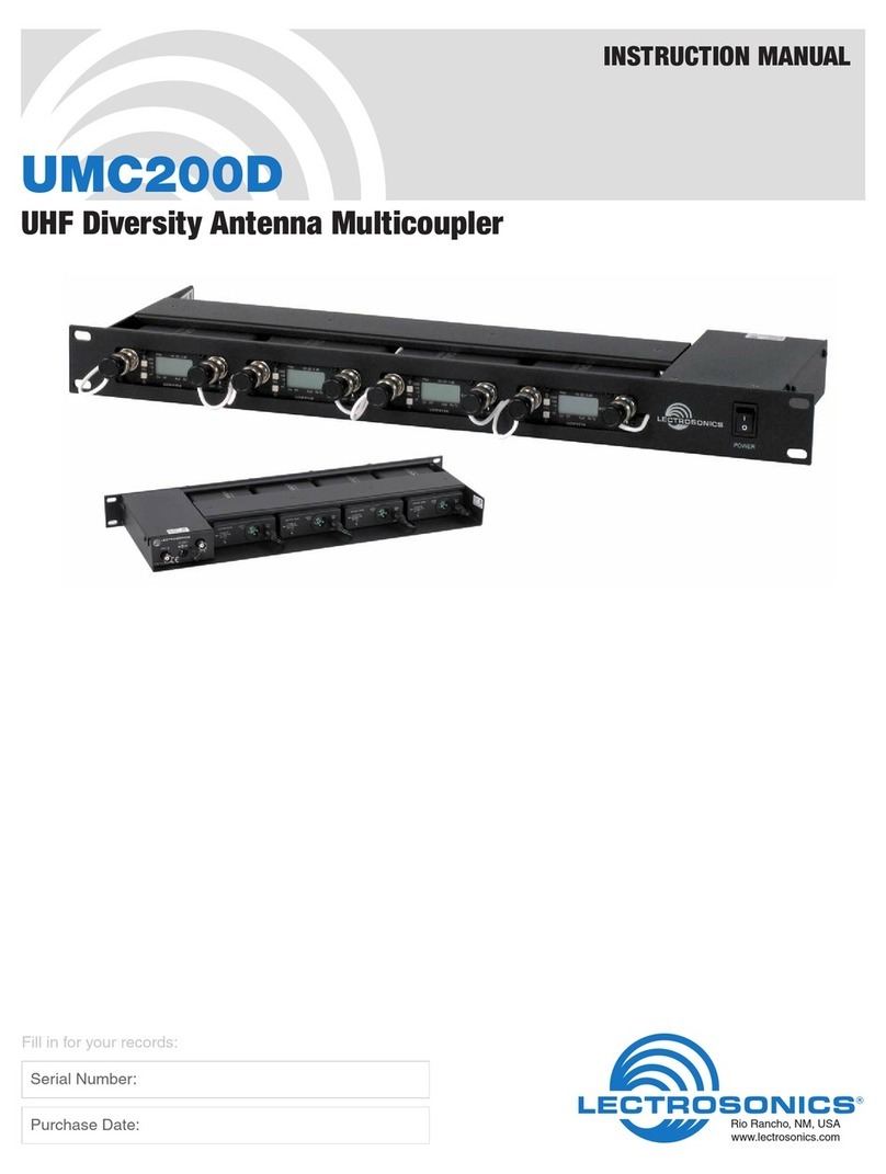 Lectrosonics UMC200D User manual