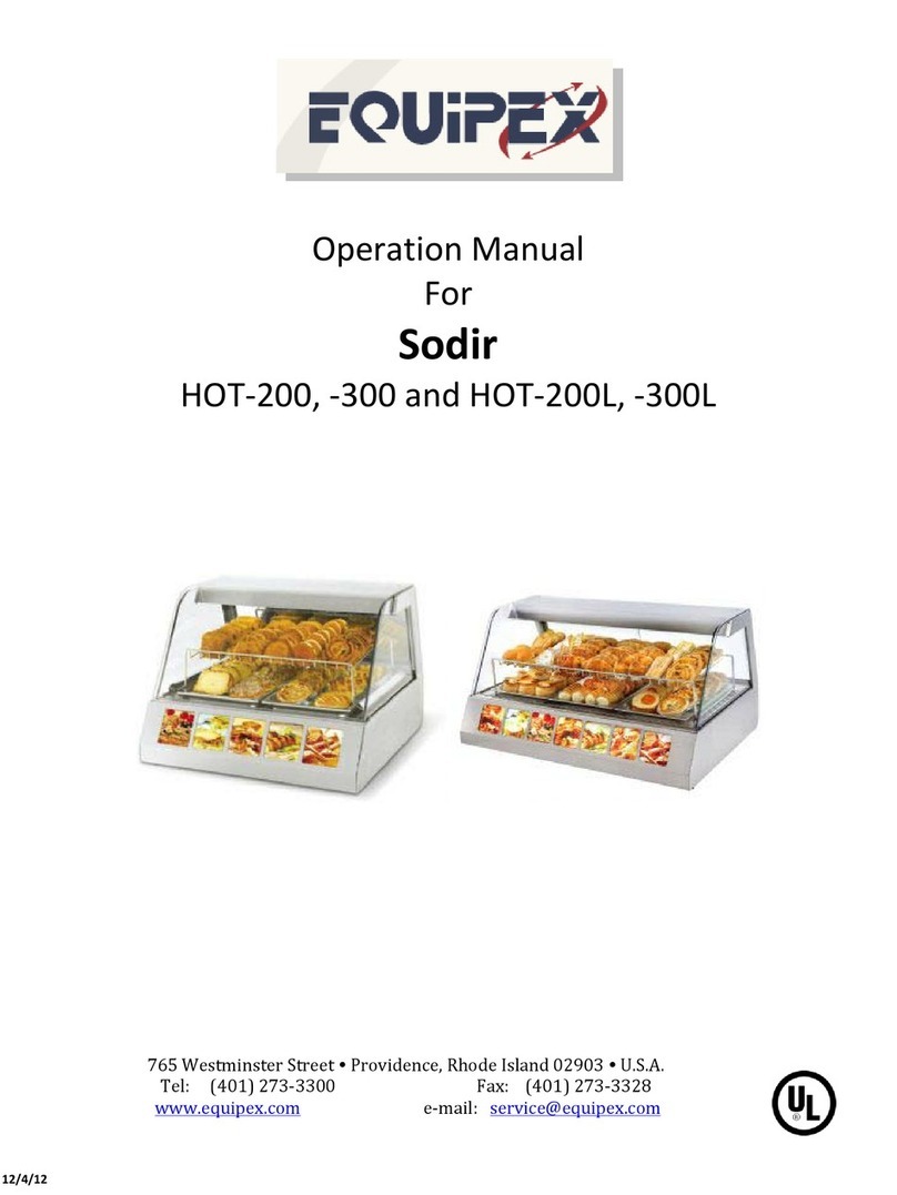 Equipex Sodir HOT-200 Operation manual