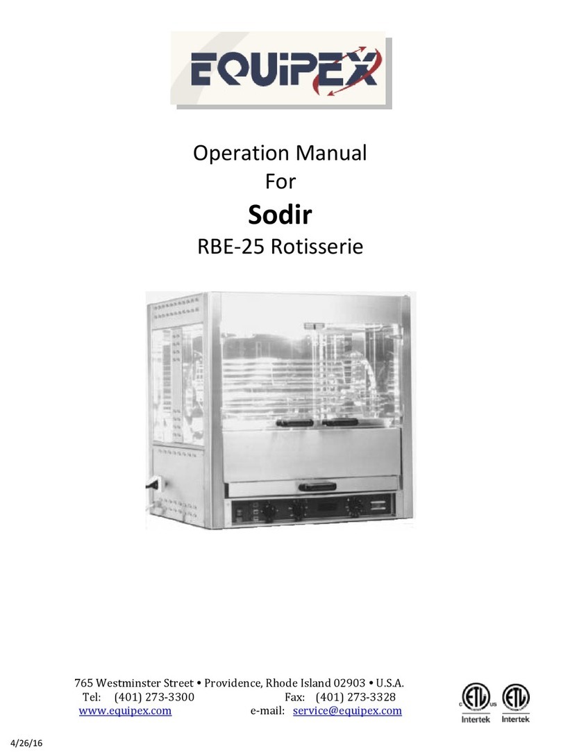 Equipex SODIR RBE-25 Operation manual