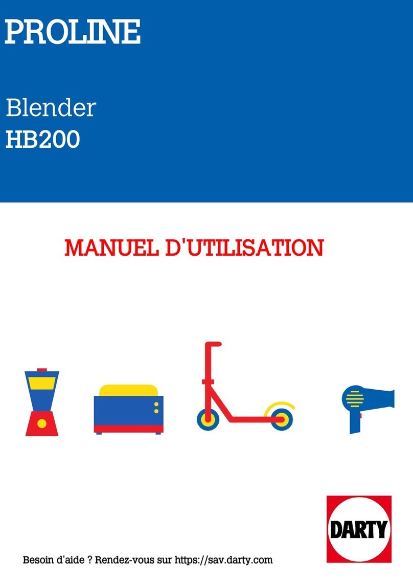 Proline HB200D User manual