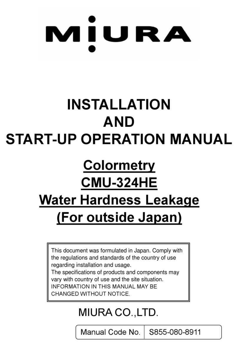 Miura CMU-324HE User manual
