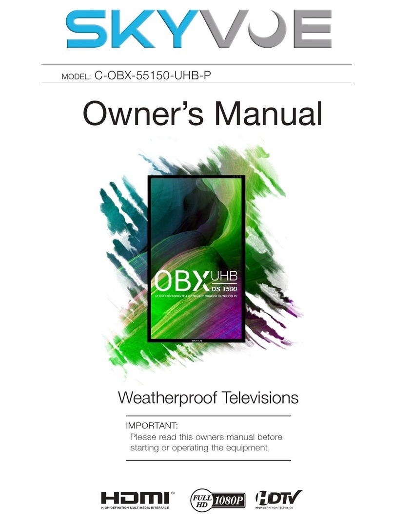 Skyvue C-OBX-55150-UHB-P User manual