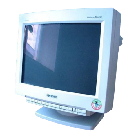 Sony GDM-17SE2T Service manual