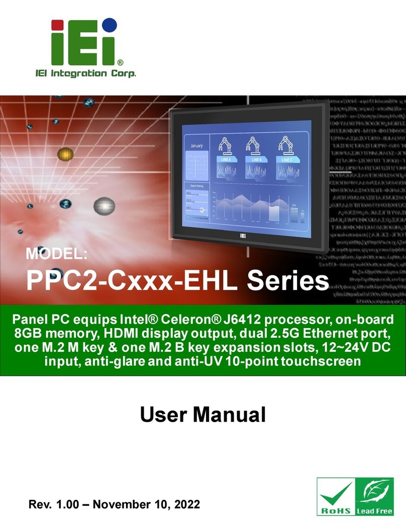 IEI Technology PPC2-C-EHL Series user manual