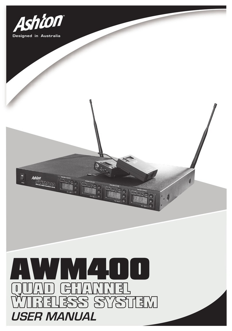 Ashton AWM400 user manual