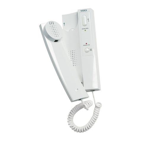 Videx 3000 Series User manual