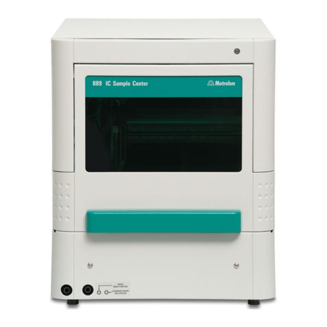 Metrohm 889 IC Sample Center Basic manual