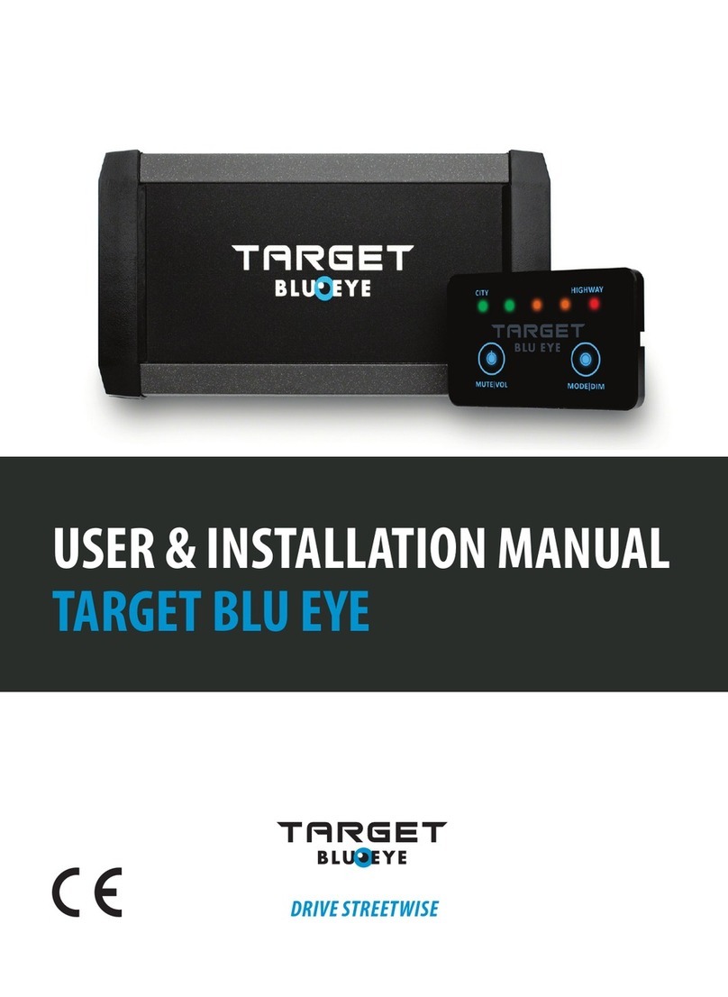Track Technologies Target Blu Eye User & installation manual