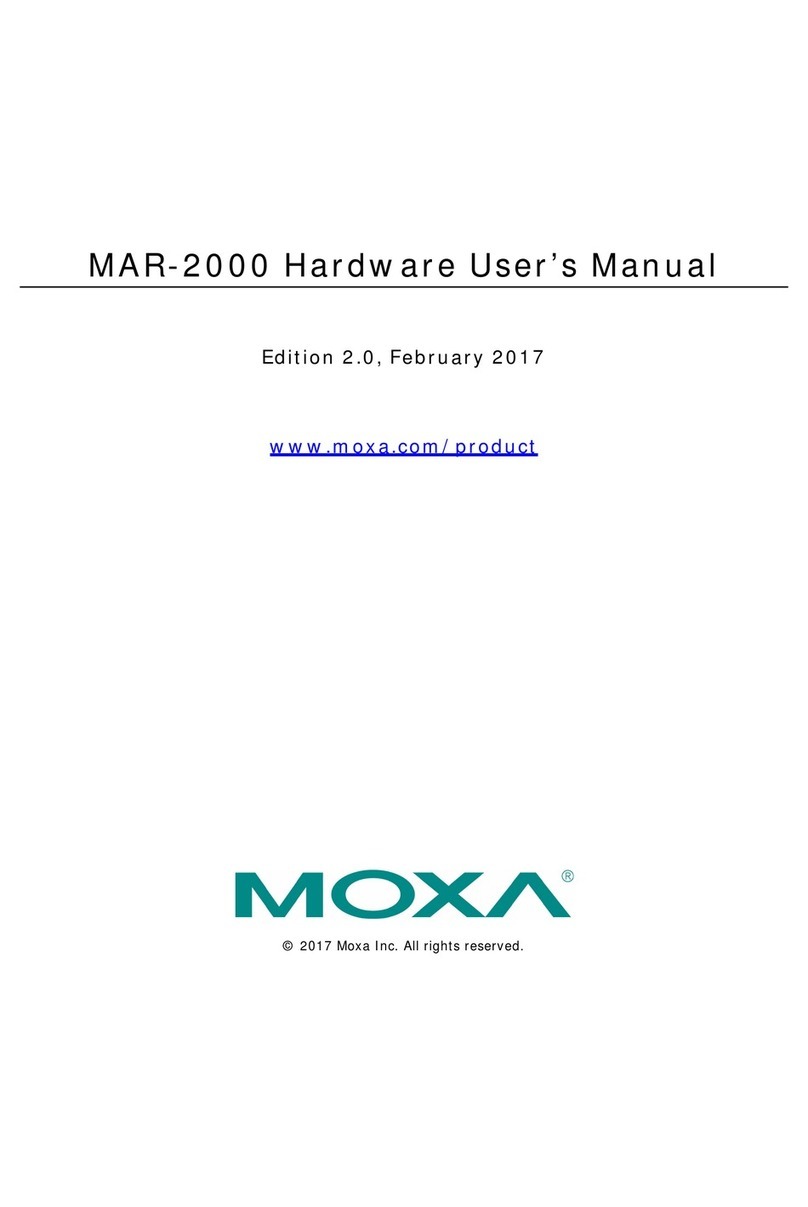 Moxa Technologies MAR-2000 Instructions for use Moxa Technologies MAR-2000 Instructions for use