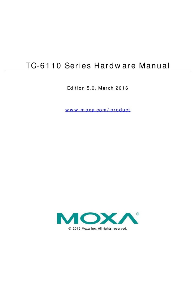 Moxa Technologies TC-6110 Series Hardware manual